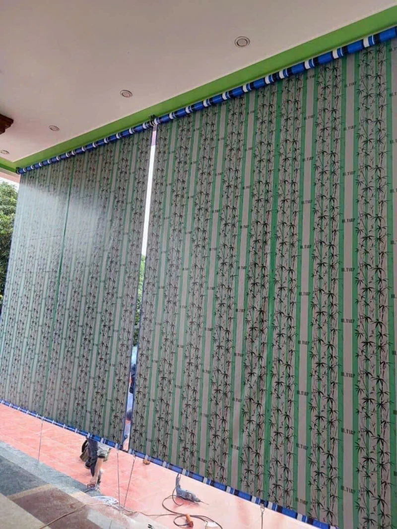 Bạt cuốn họa tiết tre trúc truyền thống