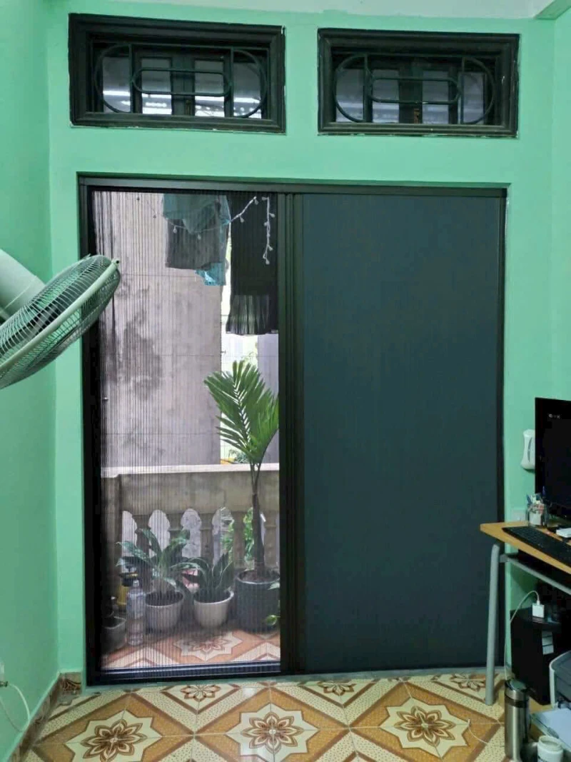 Cửa chống muỗi kết hợp rèm
