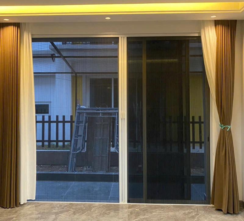 Cửa lưới chống muỗi dạng xếp cao cấp