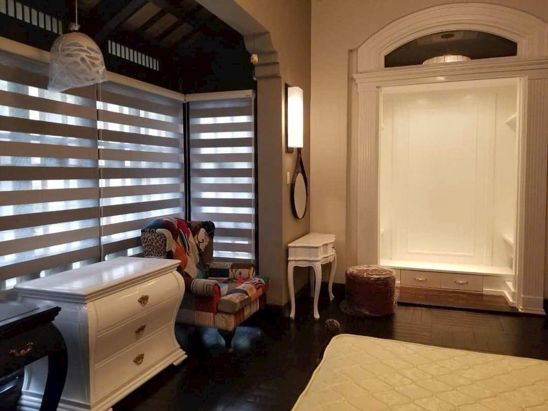 Rèm cầu vồng phòng khách