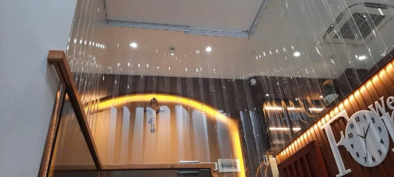 Rèm nhựa PVC ngăn lạnh điều hòa
