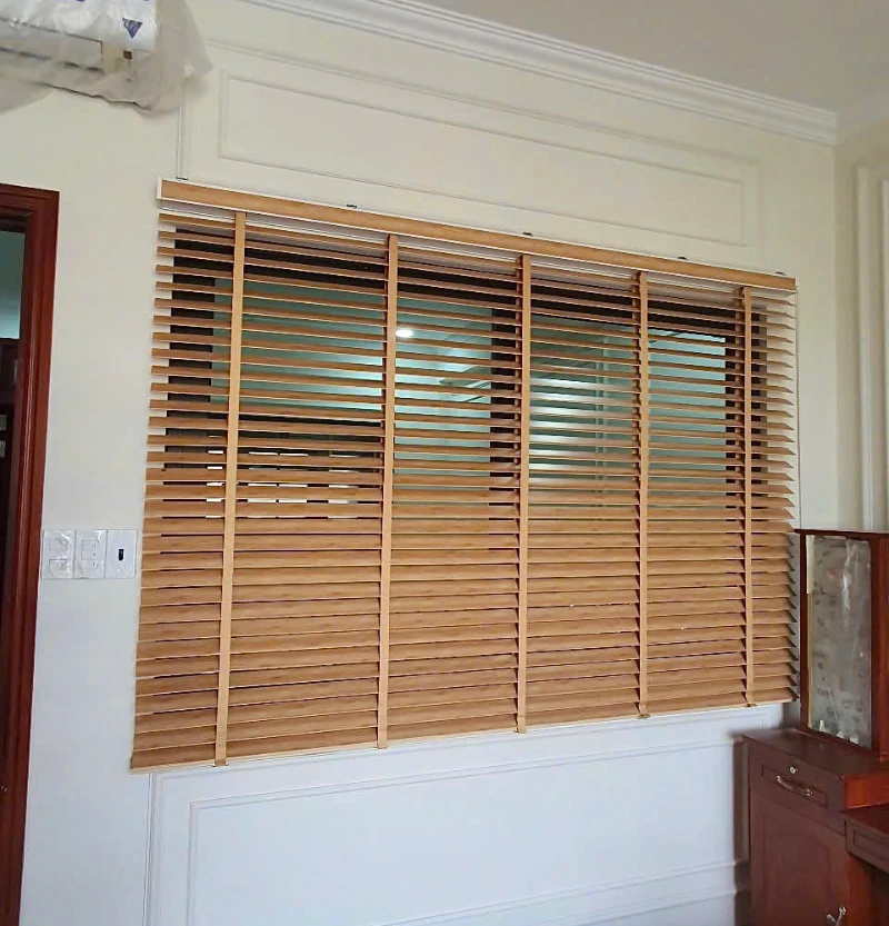 Rèm sáo gỗ hiện đại tự nhiên