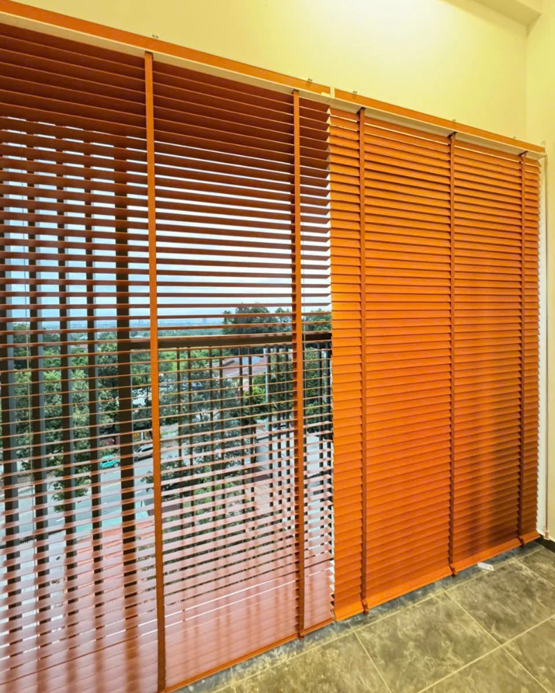 Rèm sáo gỗ tự nhiên bản 5cm