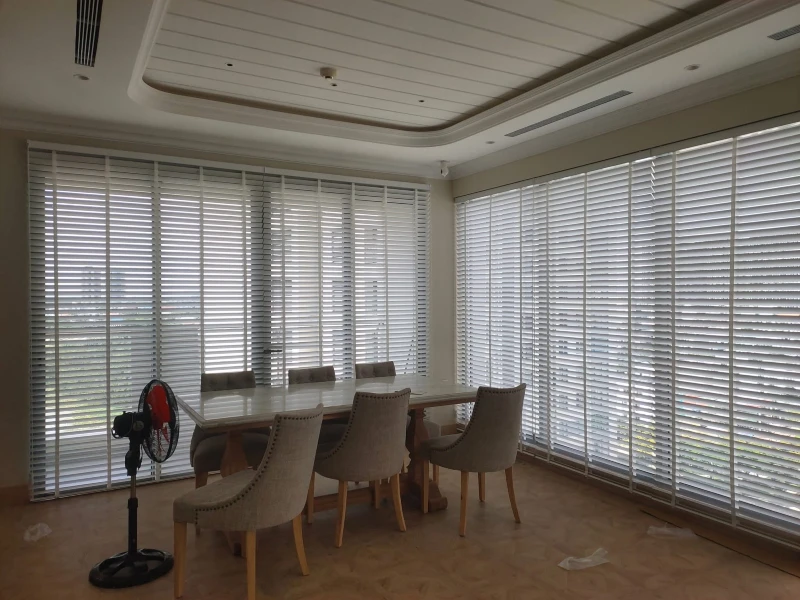 Rèm sáo nhôm chống nắng cản sáng