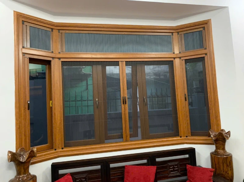 Rèm tổ ong trên kính che nắng ô fix cửa