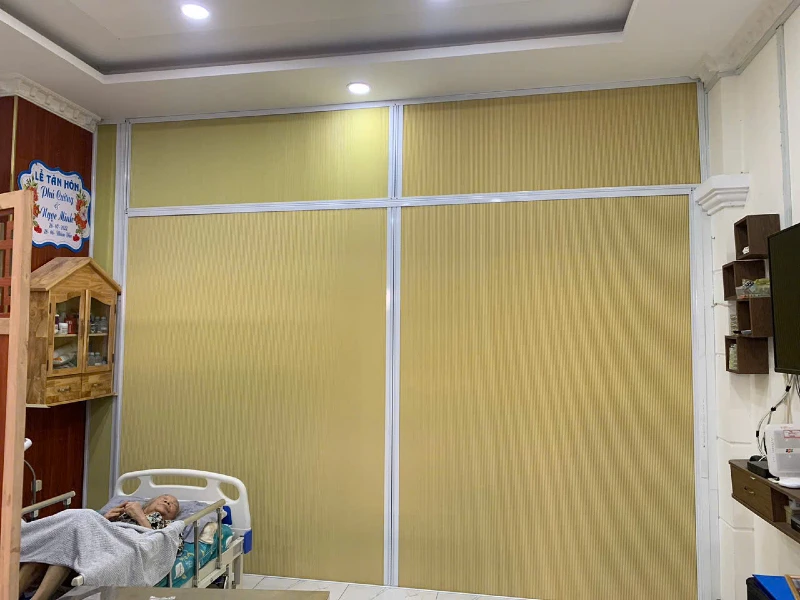 Vách ngăn rèm tổ ong ngăn lạnh