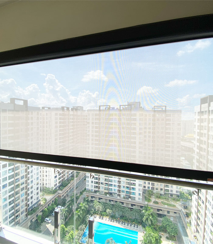 Rèm cuốn zipper chống nắng