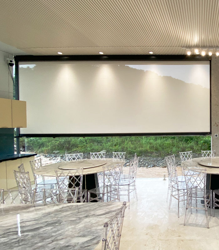 Rèm zipper che nắng ban công